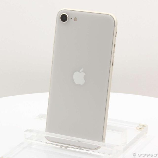 中古)Apple iPhone SE 第3世代 128GB スターライト MMYG3J/A SIMフリー  