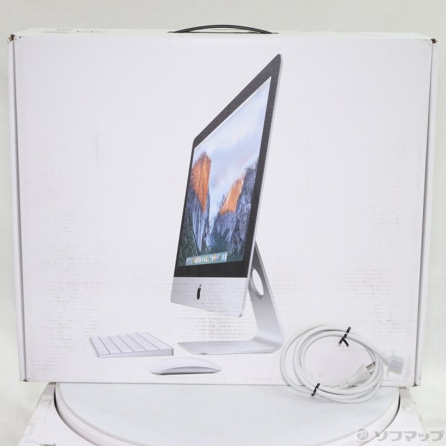 (中古)Apple iMac 21.5-inch Late 2015 MK452J/A Core_i5 3.1GHz 8GB HDD1TB (10.15 Catalina)(377-ud)