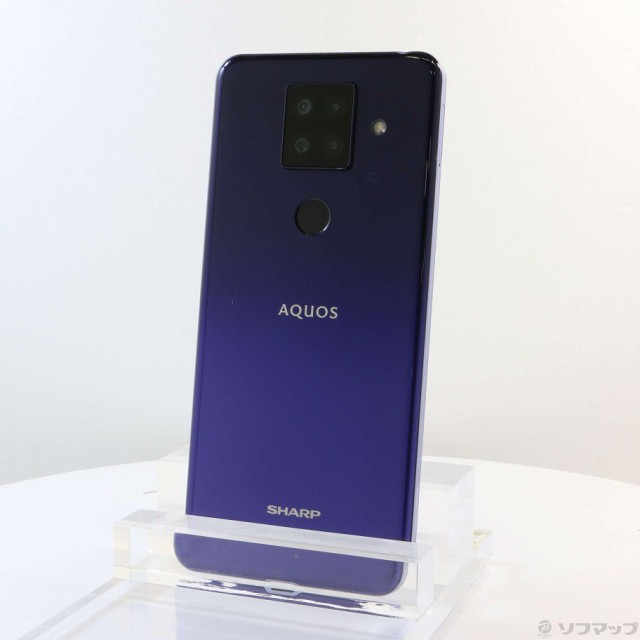 中古)SHARP AQUOS sense4 plus 128GB パープル SH-M16 SIMフリー(384-ud)の通販は - 携帯電話本体