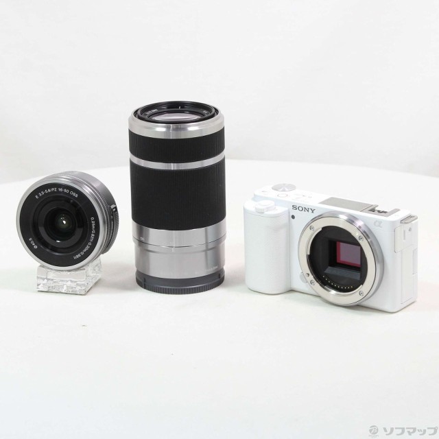 (中古)SONY VLOGCAM ZV-E10 ダブルズームレンズキット(269-ud)の通販は 68,932円
