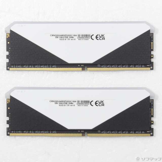 (中古)CORSAIR CMN32GX4M2Z3200C16W 16GB×2 DDR4 3200MHz(344-ud)