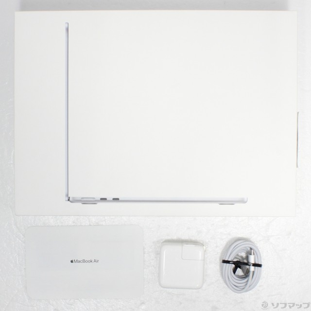 (中古)Apple MacBook Air 13.6-inch Mid 2022 MLXY3J/A Apple M2 8コアCPU_8コアGPU 8GB SSD256GB シルバー (12.6 Monterey)(349-ud)