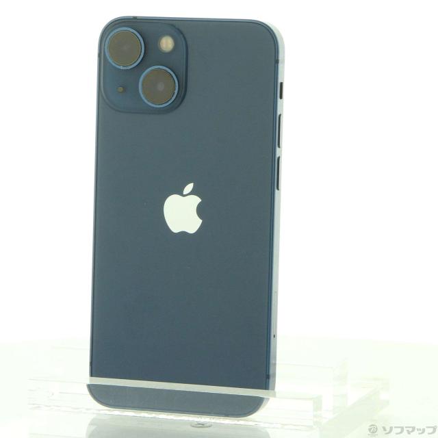 中古)Apple iPhone13 mini 256GB ブルー MLJN3J/A SIMフリー(305-ud)