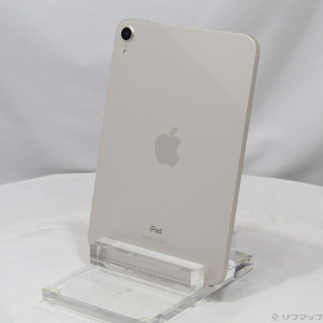 (中古)Apple iPad mini 第6世代 64GB スターライト MK8C3J/A docomoロック解除SIMフリー(276-ud)