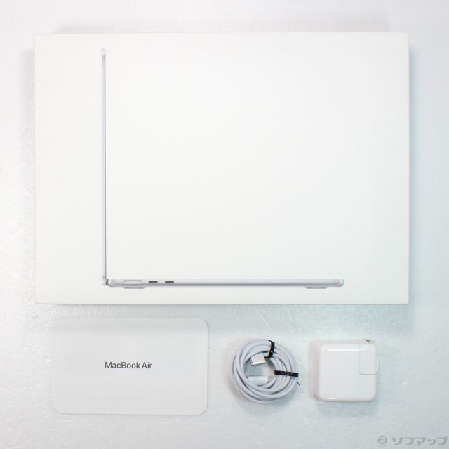 (中古)Apple MacBook Air 13.6-inch Mid 2022 MLXY3J/A Apple M2 8コアCPU_8コアGPU 8GB SSD256GB シルバー (12.6 Monterey)(276-ud)