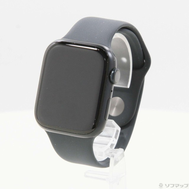 (中古)Apple Apple Watch Series 8 GPS 45mm ミッドナイトアルミニウムケース ミッドナイトスポーツバンド(349-ud)の通販は