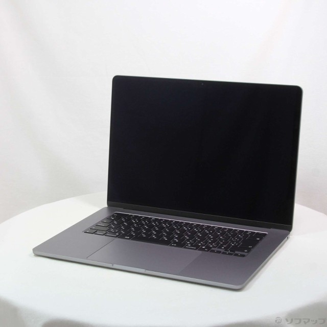 (中古)MacBook Air 15.3-inch Mid 2023 MQKP3J/A M2 8コアCPU_10コアGPU 8GB SSD256GB スペースグレイ (13.6 Ventura)(349-ud)