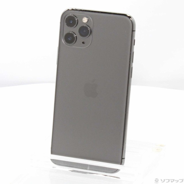 (中古)Apple iPhone11 Pro 256GB スペースグレイ MWC72J/A SIMフリー(269-ud)