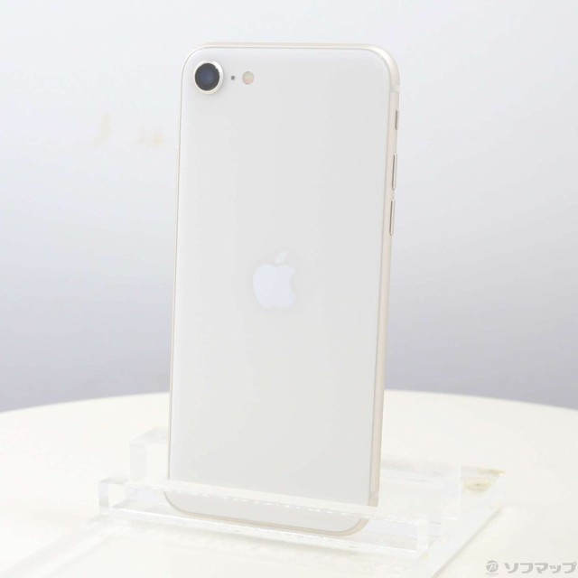 (中古)Apple iPhone SE 第3世代 128GB スターライト MMYG3J/A SIMフリー(258-ud)