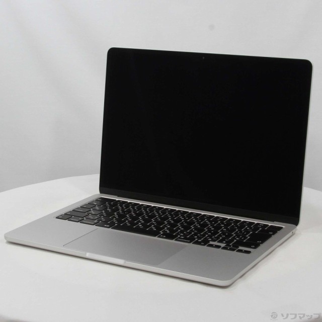 (中古)Apple MacBook Air 13.6-inch Mid 2022 MLXY3J/A Apple M2 8コアCPU_8コアGPU 8GB SSD256GB シルバー (12.6 Monterey)(247-ud)