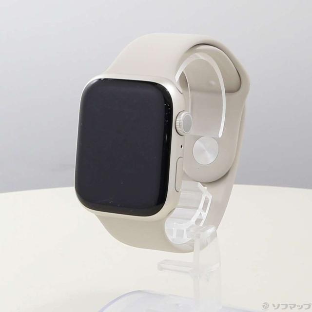 Apple Watch Series 8 45mm いそがしく 本体 スターライト 