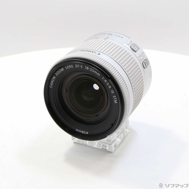 (中古)Canon EF-S18-55mm F4-5.6 IS STM シルバー(262-ud)