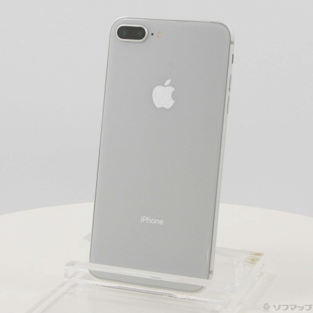 中古)Apple iPhone8 Plus 64GB シルバー MQ9L2J/A SIMフリー(262-ud)の 