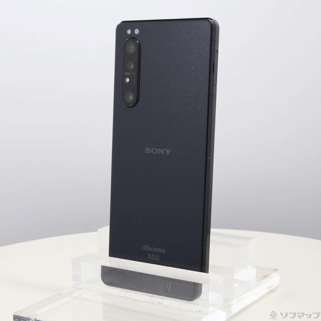 SONY Xperia 1 II 128GB ブラック SO-51A docomoロック解除SIMフリー(295-ud) 携帯電話本体