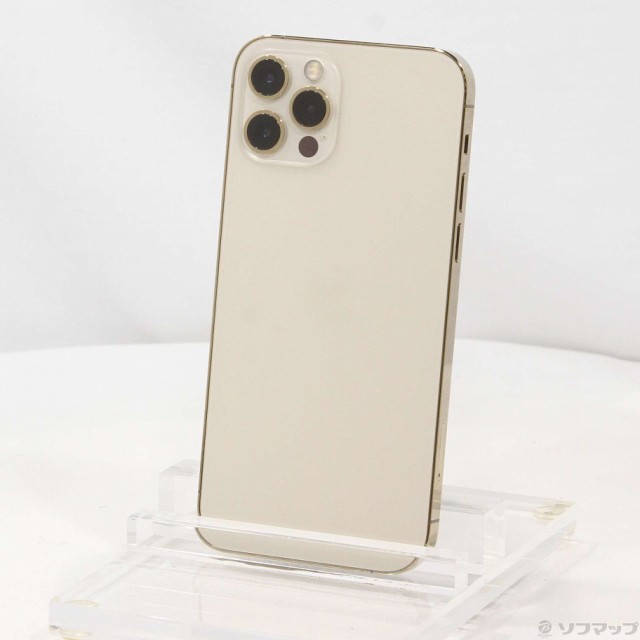 (中古)Apple iPhone12 Pro 128GB ゴールド MGM73J/A SIMフリー(251-ud)