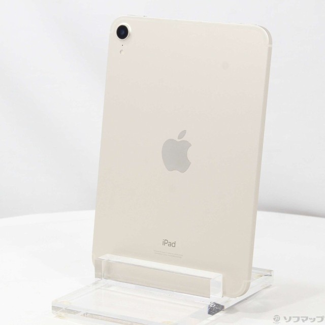 (中古)Apple iPad mini 第6世代 256GB スターライト MK8H3J/A SIMフリー(258-ud)の通販は