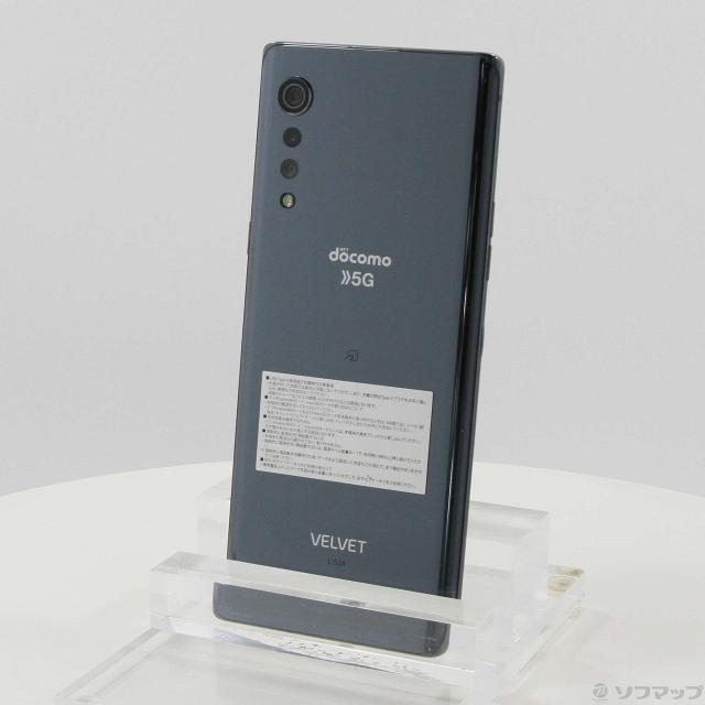 最安値，新作】 (中古)LG LG VELVET 128GB オーロラグレー L-52A