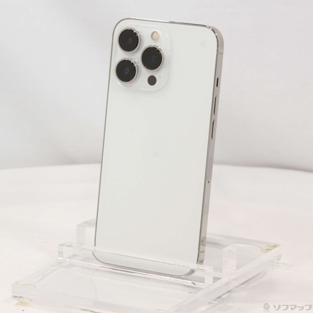 (中古)Apple iPhone13 Pro 128GB シルバー MLUF3J/A SIMフリー(269-ud)