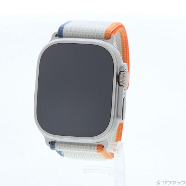 Apple Watch Ultra2 チタニウム オレンジオーシャンバンド
