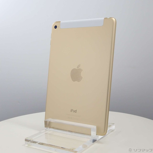 (中古)Apple iPad mini 4 16GB ゴールド MK712J/A docomoロック解除SIMフリー(258-ud)の通販は