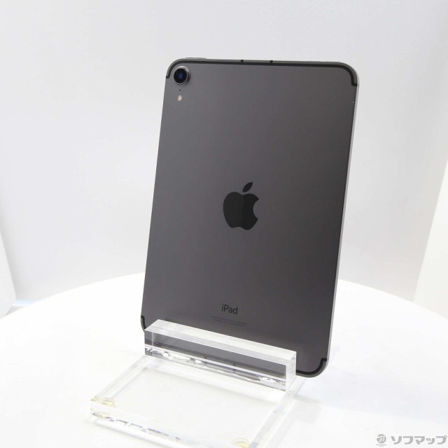 (中古)Apple iPad mini 第6世代 64GB スペースグレイ MK893J/A SIMフリー(297-ud)