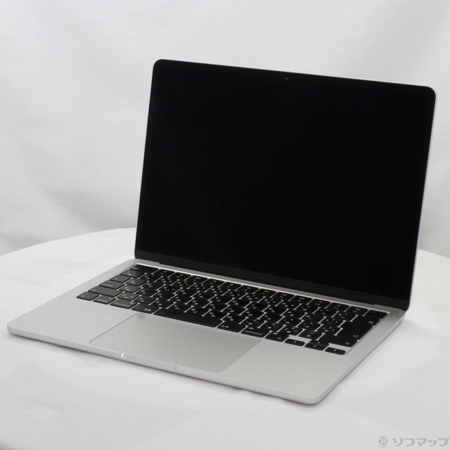 (中古)Apple MacBook Air 13.6-inch Mid 2022 MLXY3J/A Apple M2 8コアCPU_8コアGPU 8GB SSD256GB シルバー (12.6 Monterey)(247-ud)