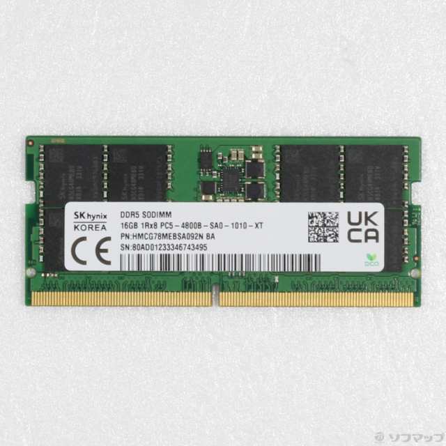 (中古)262P PC5-38400 DDR5-4800 16GB(262-ud)