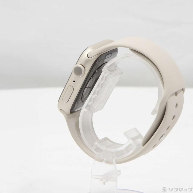 中古品〕 Apple Watch Series 8 GPS 45mm シルバーアルミニウム