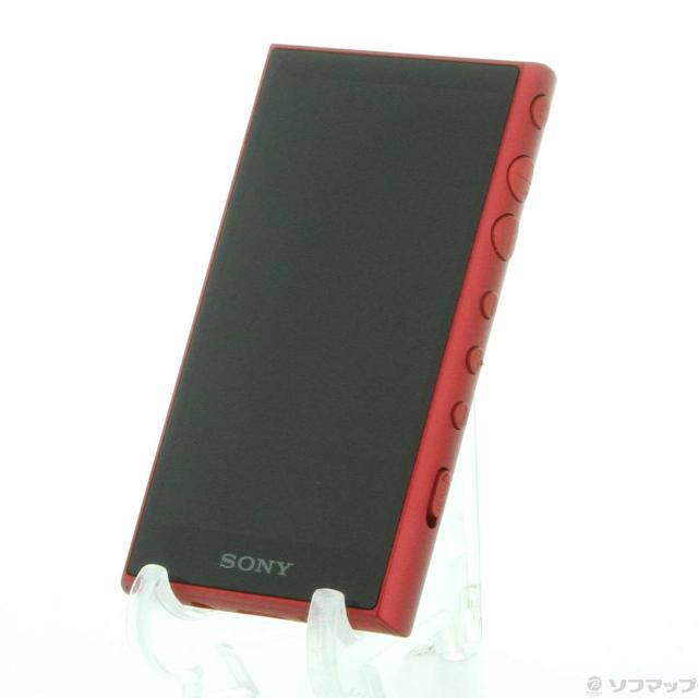 (中古)SONY WALKMAN A100シリーズ メモリ64GB+microSD レッド NW-A107(198-ud)