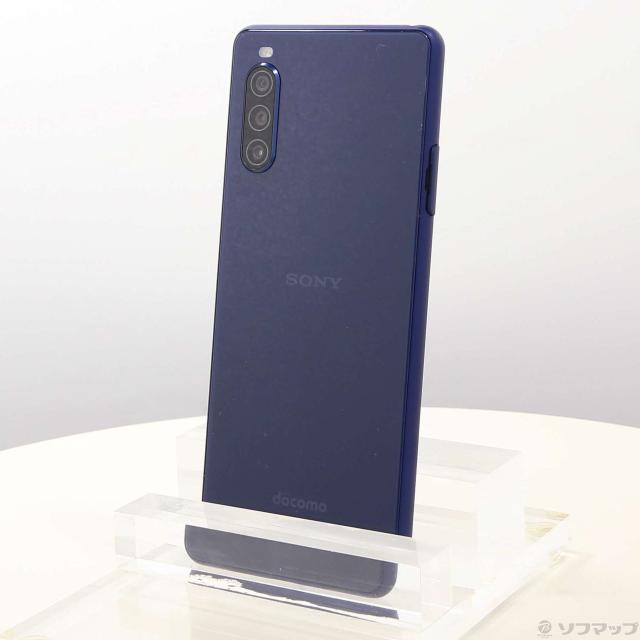 中古)SONY Xperia 10 II 64GB ブルー SO-41A docomoロック解除