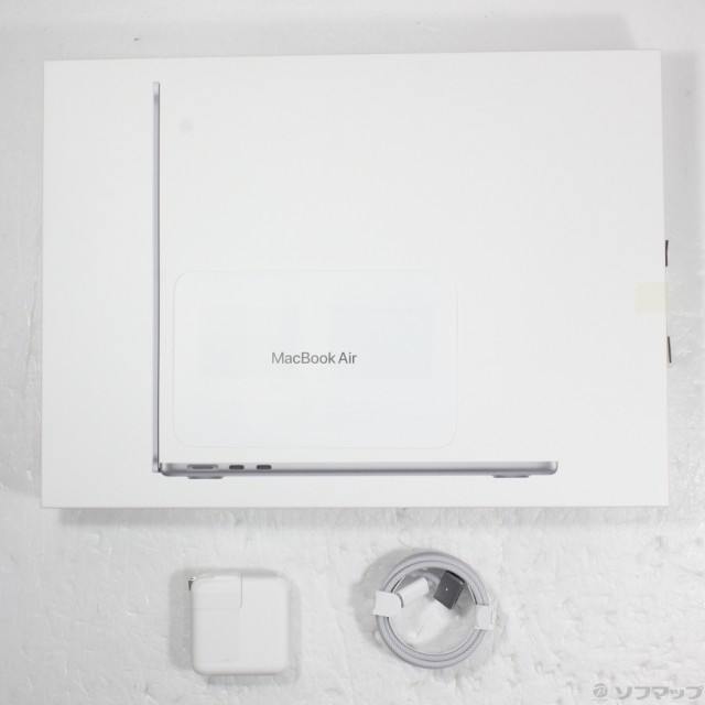 (中古)MacBook Air 13.6-inch Mid 2022 MLXW3J/A M2 8コアCPU_8コアGPU 8GB SSD256GB スペースグレイ (12.6 Monterey)(247-ud)