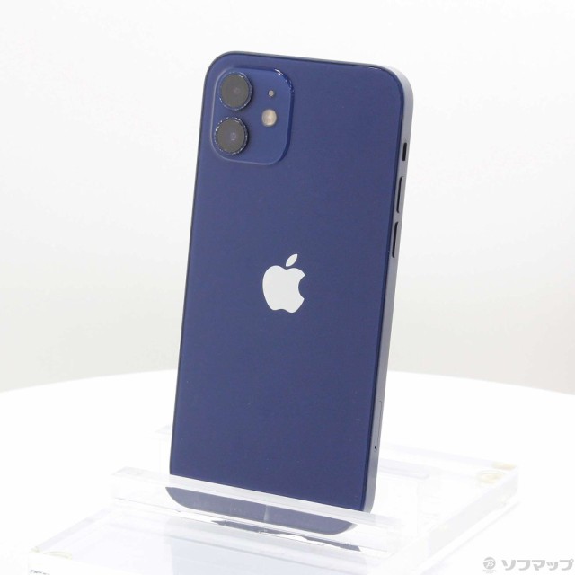 (中古)Apple iPhone12 128GB ブルー NGHX3J/A SIMフリー(247-ud)