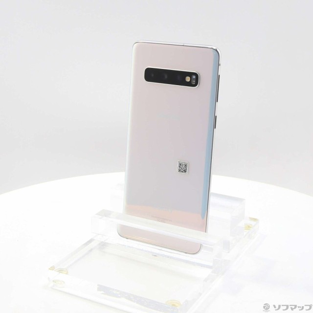 SAMSUNG GALAXY S10 128GB プリズムホワイト SC-03L docomoロック解除SIMフリー(344-ud) 携帯電話本体