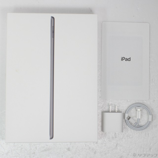 (中古)Apple (展示品) iPad 第9世代 64GB スペースグレイ MK2K3J/A Wi-Fi(297-ud)