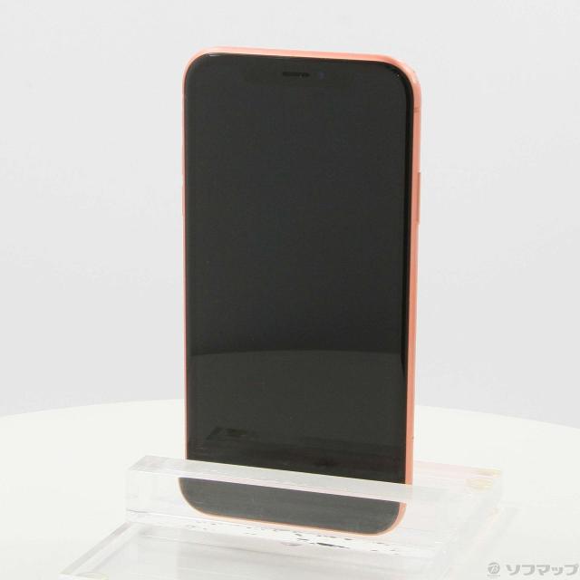 中古)Apple iPhoneXR 128GB コーラル MT0T2J/A SoftBank(305-ud)の通販 