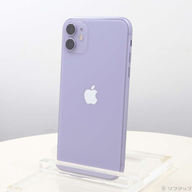 (中古)Apple iPhone11 64GB パープル MWLX2J/A SIMフリー(349-ud)の通販は