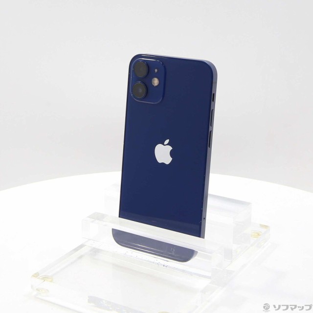 (中古)Apple iPhone12 mini 256GB ブルー MGDV3J/A SIMフリー(368-ud)