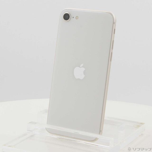 (中古)Apple iPhone SE 第3世代 64GB スターライト MMYD3J/A SIMフリー(349-ud)の通販は 31,335円