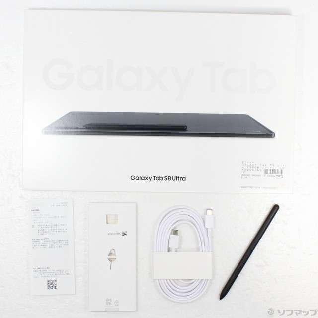 GALAXY GALAXY Tab S8 Ultra 256GB グラファイト SM-X900NZAGXJP Wi-Fi(305-ud)  中古タブレットPC