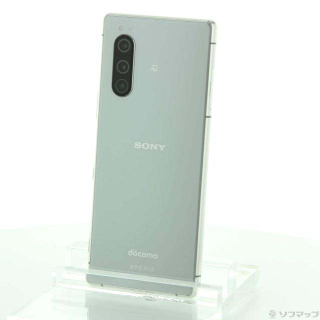 中古)SONY Xperia 5 64GB グレー SO-01M docomoロック解除SIM