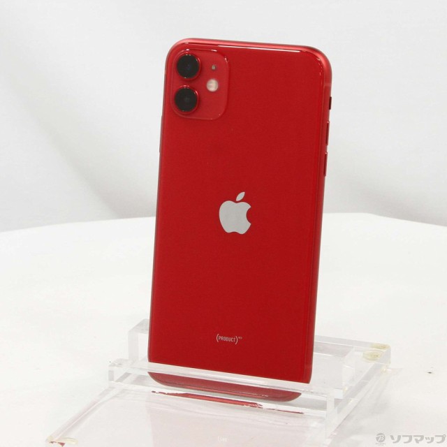 中古)Apple iPhone11 64GB プロダクトレッド MHDD3J/A SIMフリー(258-ud)の通販は - 携帯電話本体