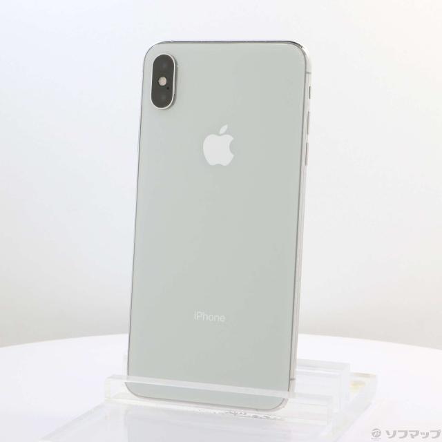 中古)Apple iPhoneXS Max 256GB シルバー MT6V2J/A SIMフリー(377-ud)