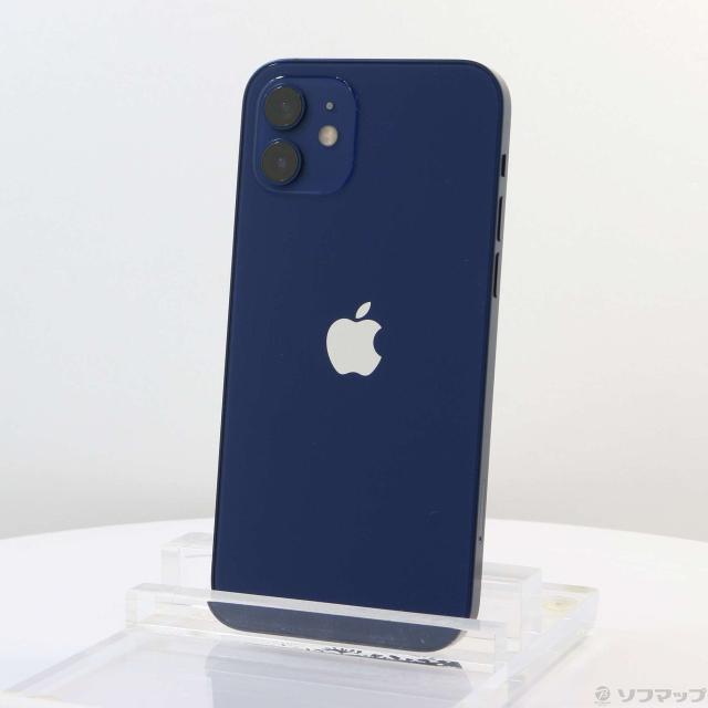 中古)Apple iPhone12 128GB ブルー MGHX3J/A SIMフリー(349-ud)の通販 