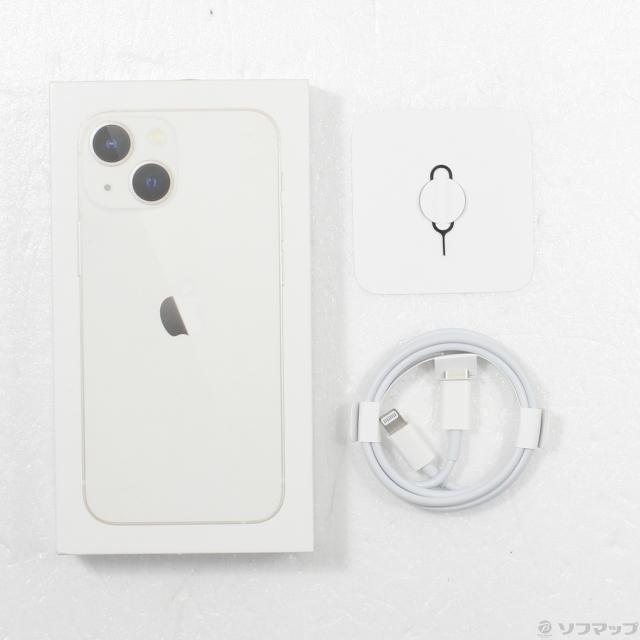 iphone13 128GB simフリー スターライト バッテリー78%