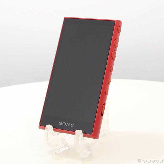 (中古)SONY WALKMAN A100シリーズ メモリ16GB+microSD レッド NW-A105HN RM(349-ud)の通販は