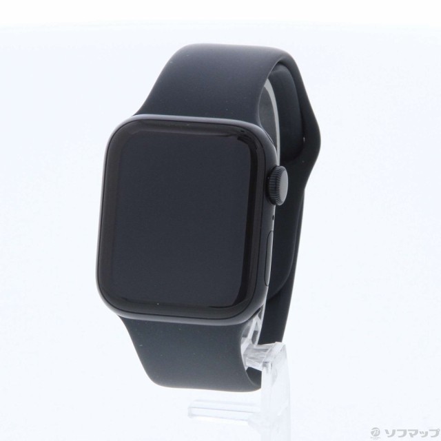 (中古)Apple Apple Watch SE 第2世代 GPS 40mm ミッドナイトアルミニウムケース ミッドナイトスポーツバンド(368-ud)