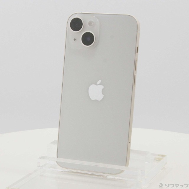 (中古)Apple iPhone14 128GB スターライト MPUQ3J/A SIMフリー(196-ud)