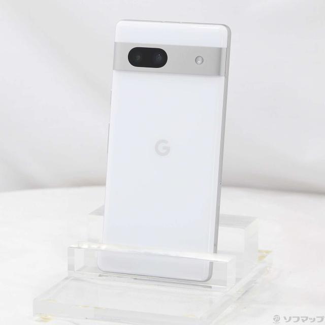 (中古)GOOGLE Google Pixel 7a 128GB スノー GOSAU2 SoftBank(349-ud)の通販は