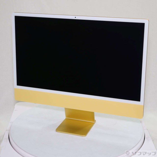 (中古)Apple iMac 24-inch Mid 2021 Z12S0005V Apple M1 8コアCPU_8コアGPU 8GB SSD256GB イエロー (12.7 Monterey)(377-ud)