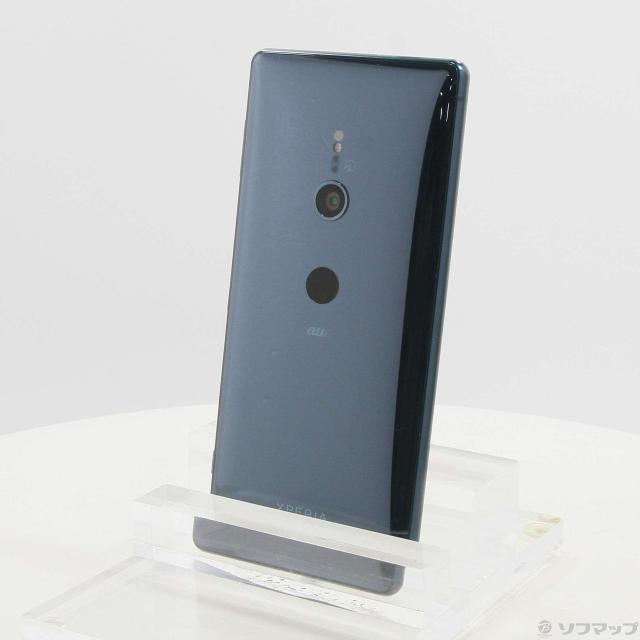 中古)SONY Xperia XZ2 64GB ディープグリーン SOV37 auロック